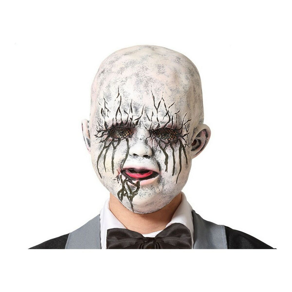 Mask Halloween White-0